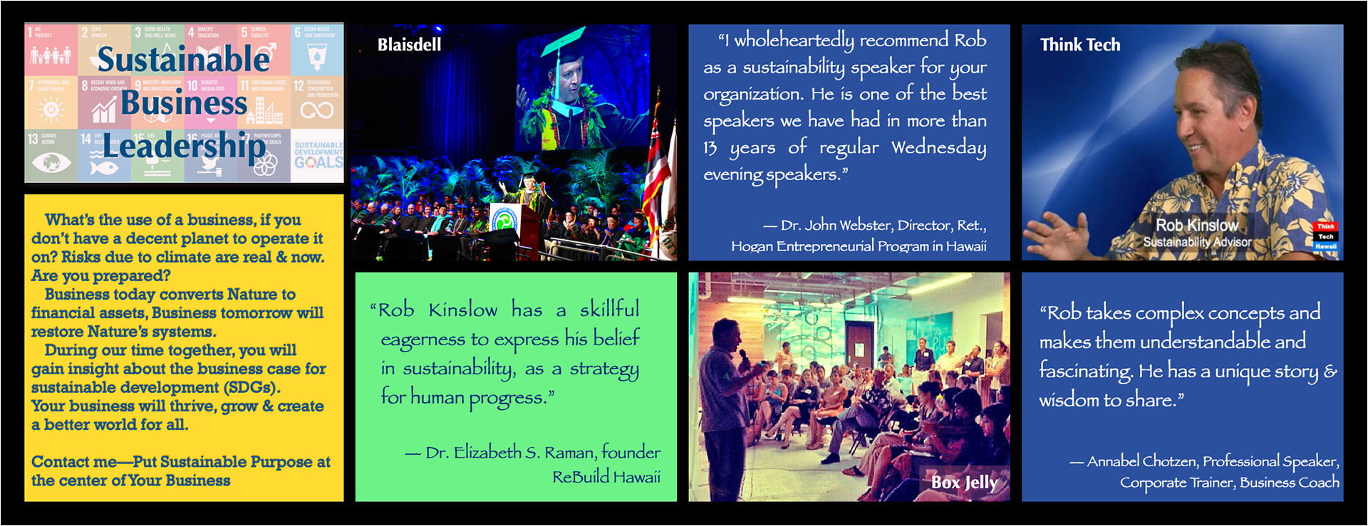 Robert Kinslow sustainable business leadership banner
